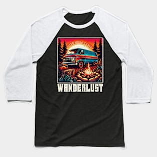 Wanderlust van Baseball T-Shirt